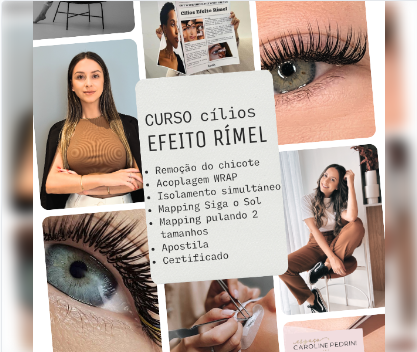 Curso Cílios Completo Efeito Rímel